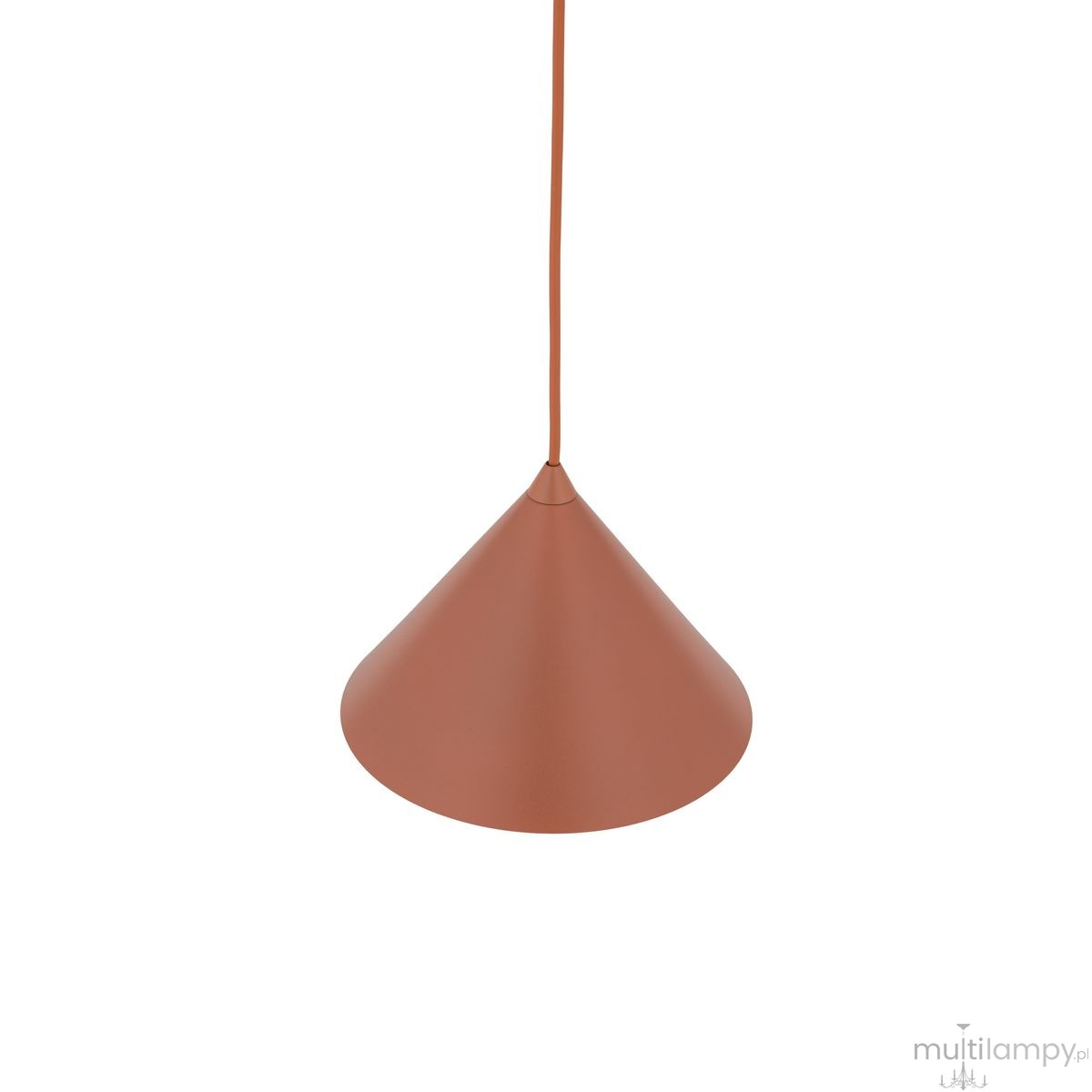 Cono D21 lampa wisząca 1xE27 ceglana 10076