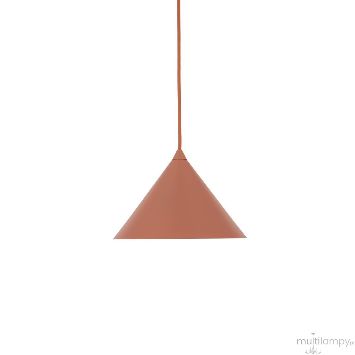 Cono D21 lampa wisząca 1xE27 ceglana 10076