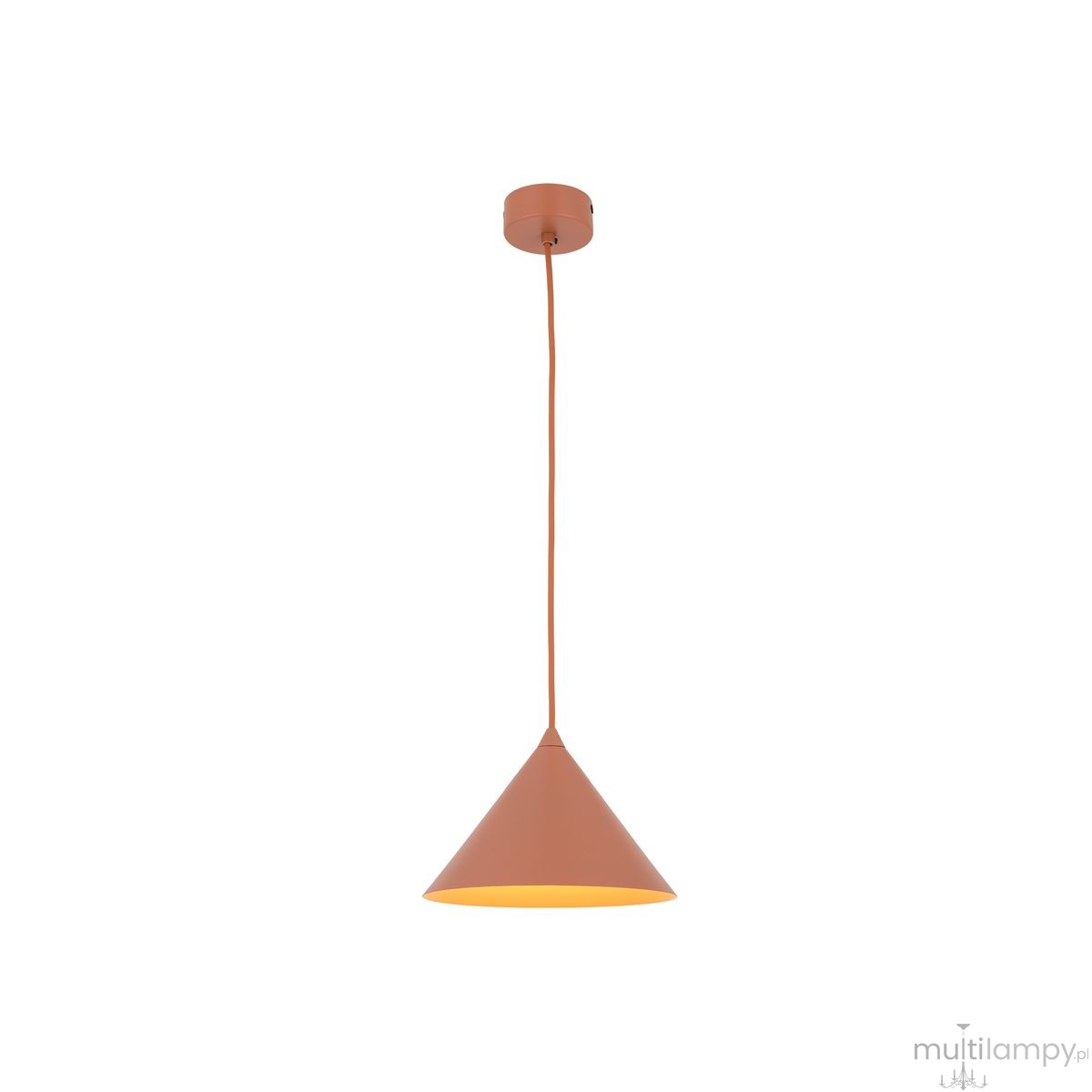 Cono D21 lampa wisząca 1xE27 ceglana 10076