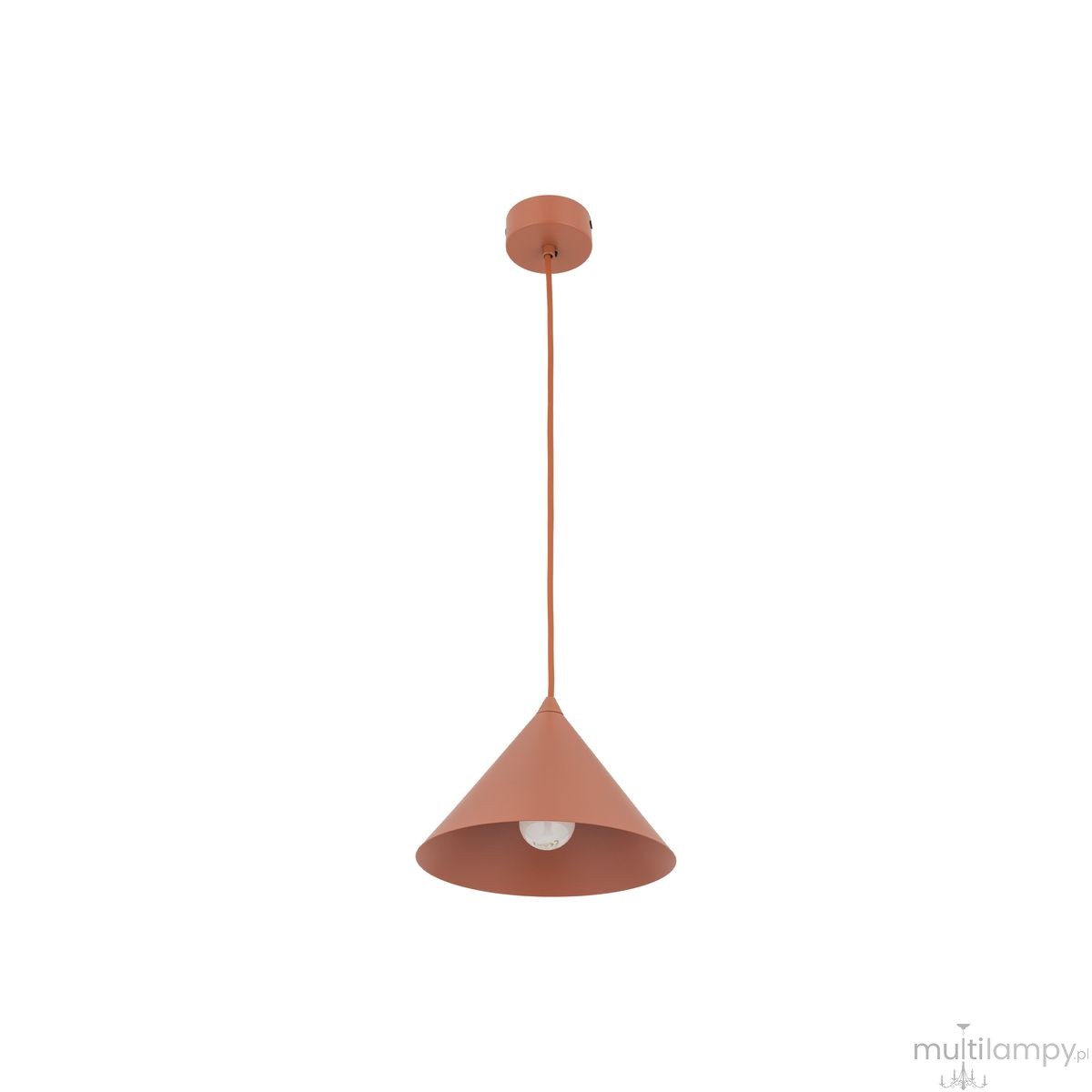 Cono D21 lampa wisząca 1xE27 ceglana 10076