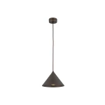 Cono D21 lampa wisząca 1xE27 brązowa 10073