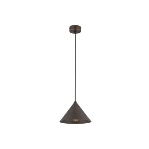 Cono D21 lampa wisząca 1xE27 brązowa 10073