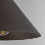 Cono D21 lampa wisząca 1xE27 brązowa 10073