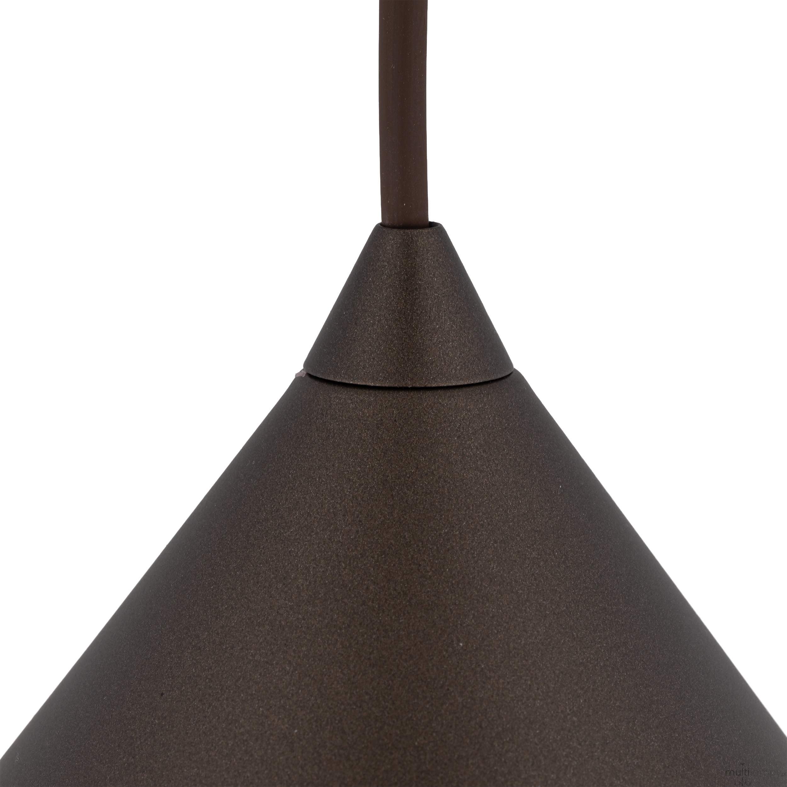 Cono D21 lampa wisząca 1xE27 brązowa 10073
