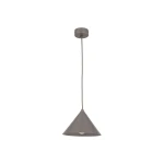 Cono D21 lampa wisząca 1xE27 szarobrązowa 11375