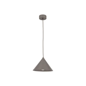 Cono D21 lampa wisząca 1xE27 szarobrązowa 11375