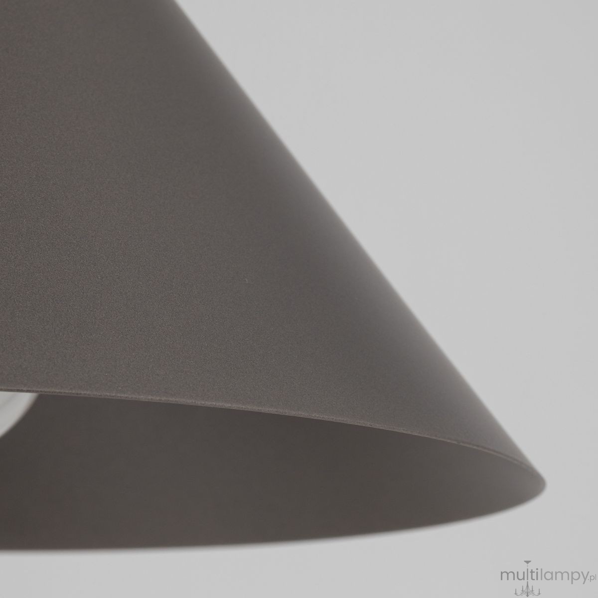 Cono D21 lampa wisząca 1xE27 szarobrązowy 11375