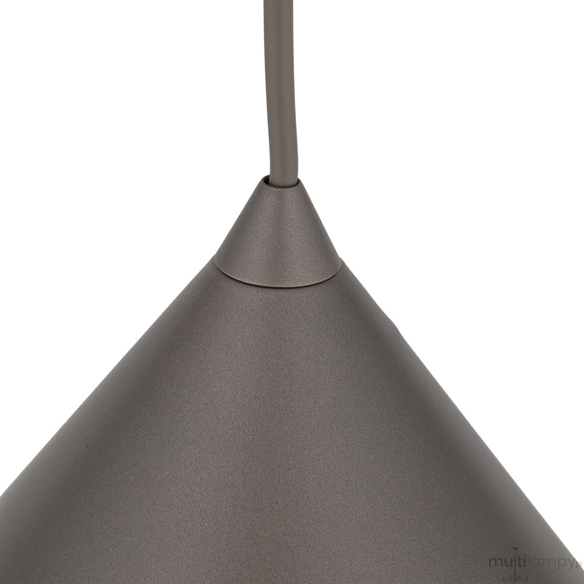 Cono D21 lampa wisząca 1xE27 szarobrązowy 11375