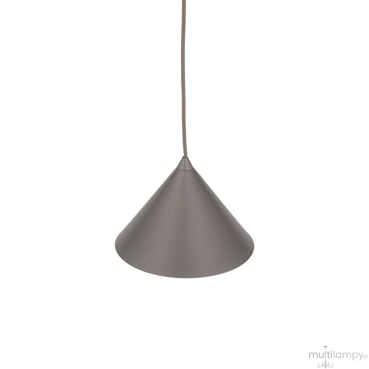 Cono D21 lampa wisząca 1xE27 szarobrązowy 11375