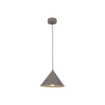 Cono D21 lampa wisząca 1xE27 szarobrązowy 11375