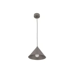 Cono D21 lampa wisząca 1xE27 szarobrązowy 11375