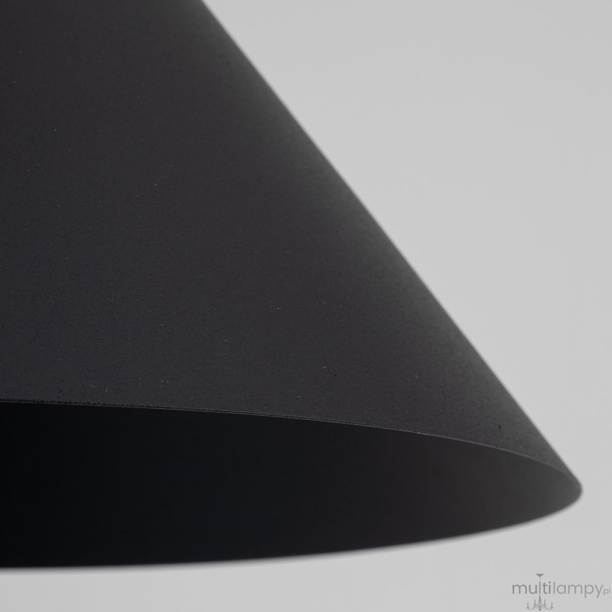 Cono D26 lampa wisząca 1xE27 czarna 6630