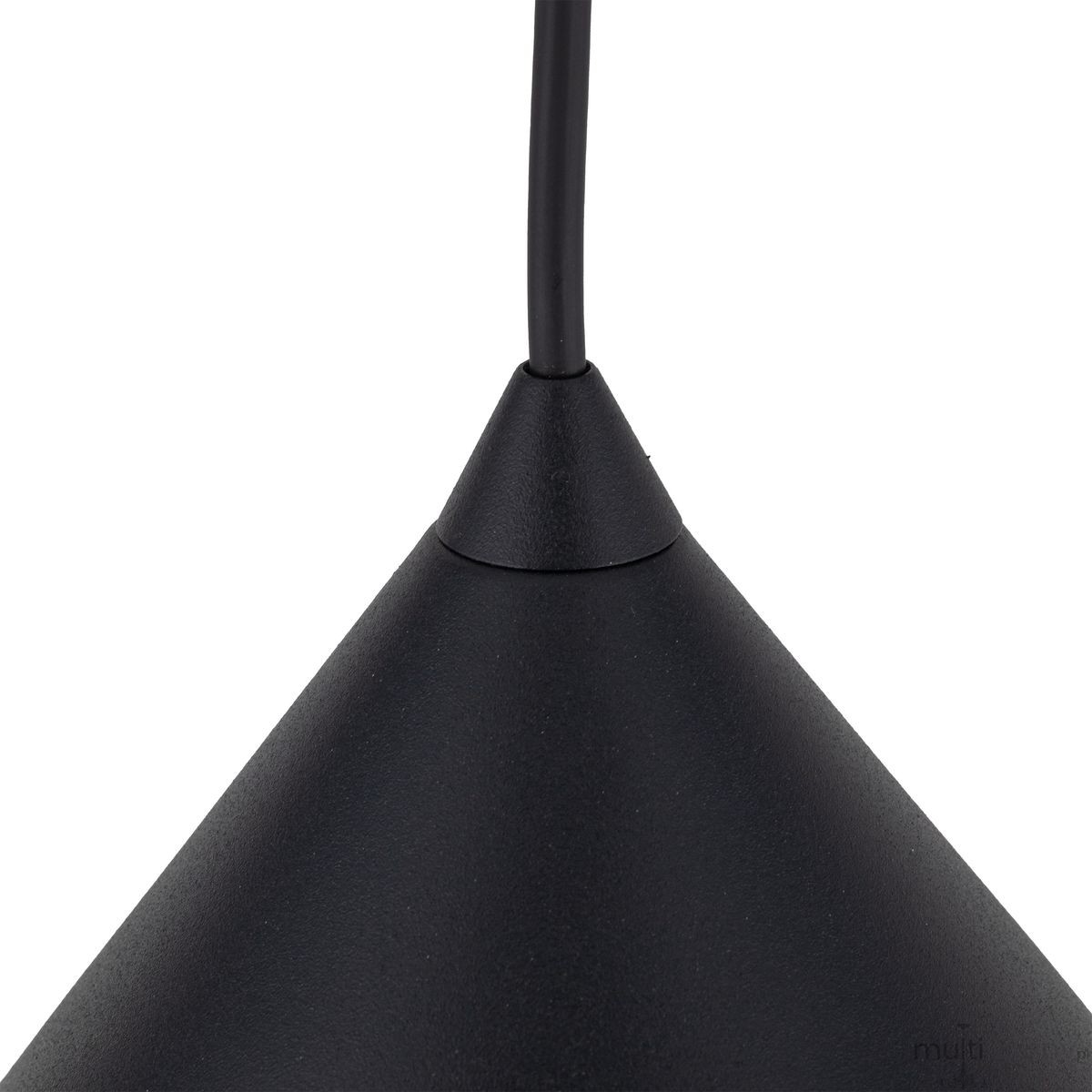 Cono D26 lampa wisząca 1xE27 czarna 6630