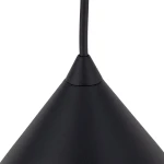 Cono D26 lampa wisząca 1xE27 czarna 6630