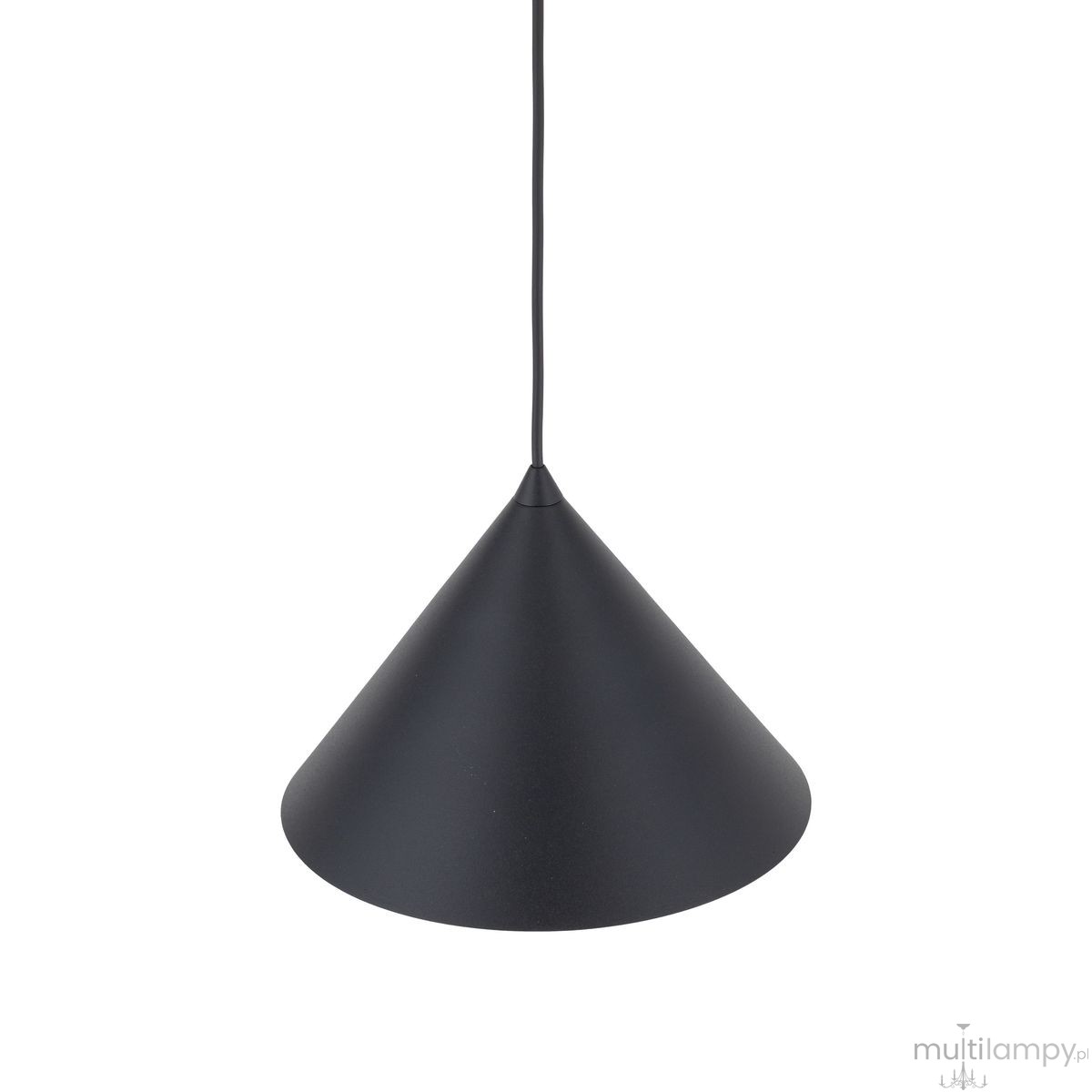 Cono D26 lampa wisząca 1xE27 czarna 6630
