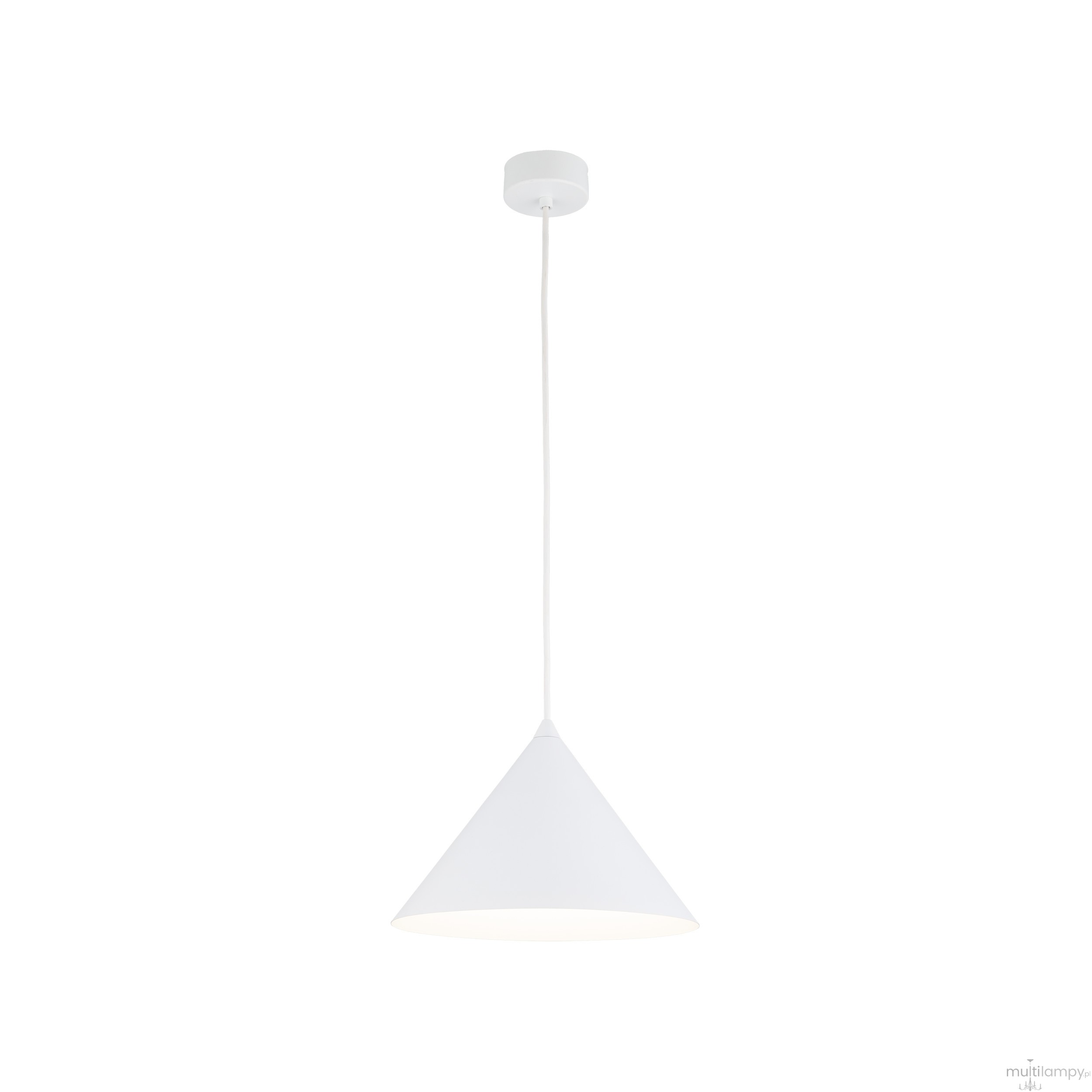 Cono D26 lampa wisząca 1xE27 biała 10008