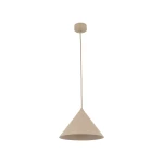 Cono D26 lampa wisząca 1xE27 beżowa 10620