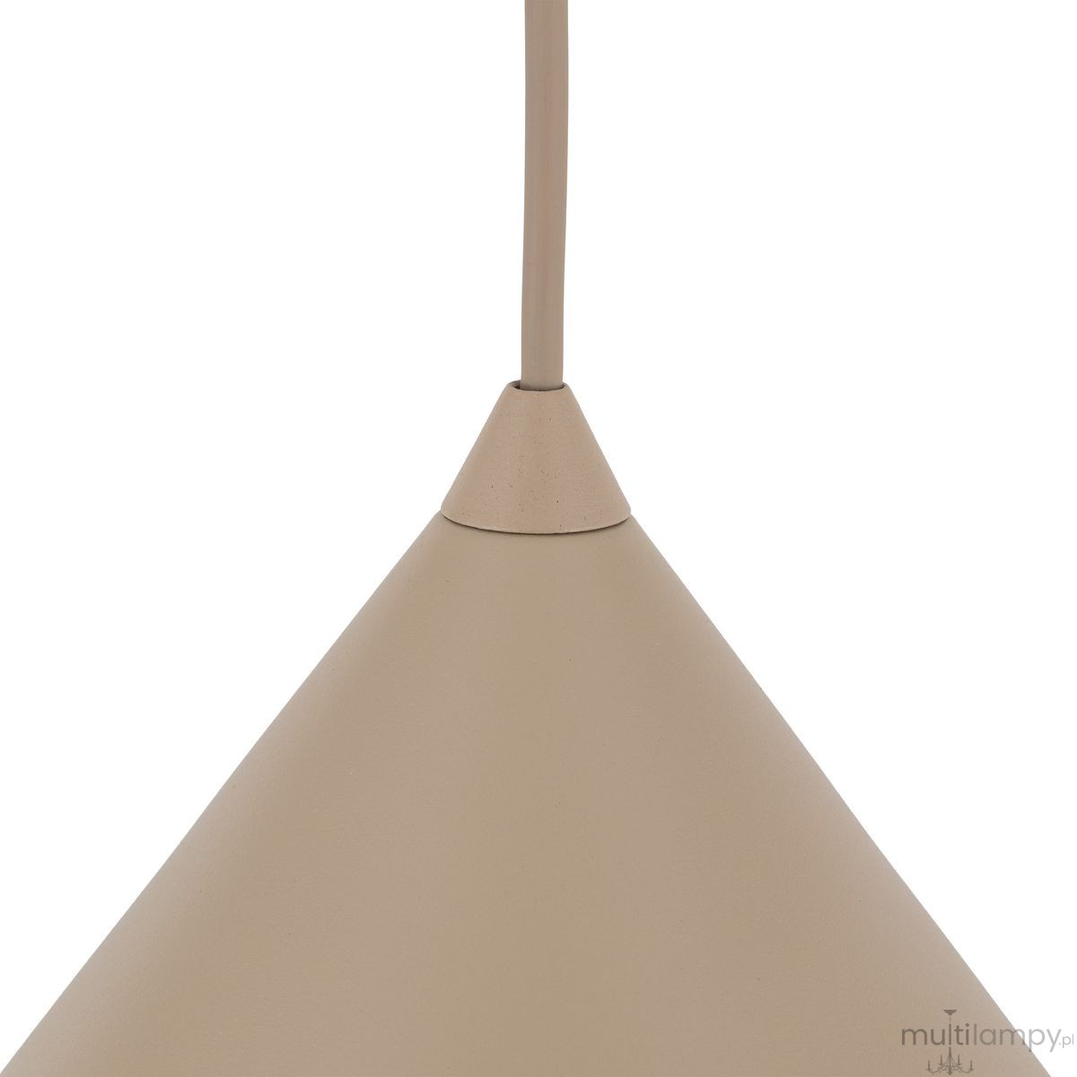 Cono D26 lampa wisząca 1xE27 beżowa 10620