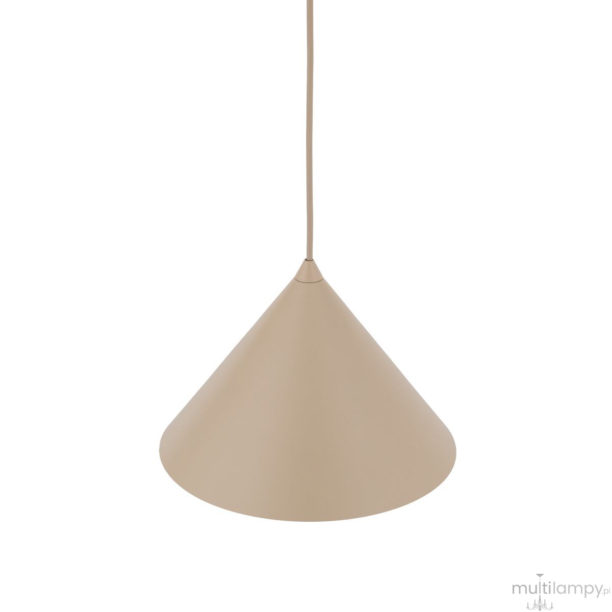 Cono D26 lampa wisząca 1xE27 beżowa 10620
