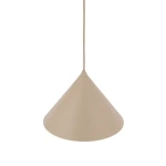 Cono D26 lampa wisząca 1xE27 beżowa 10620
