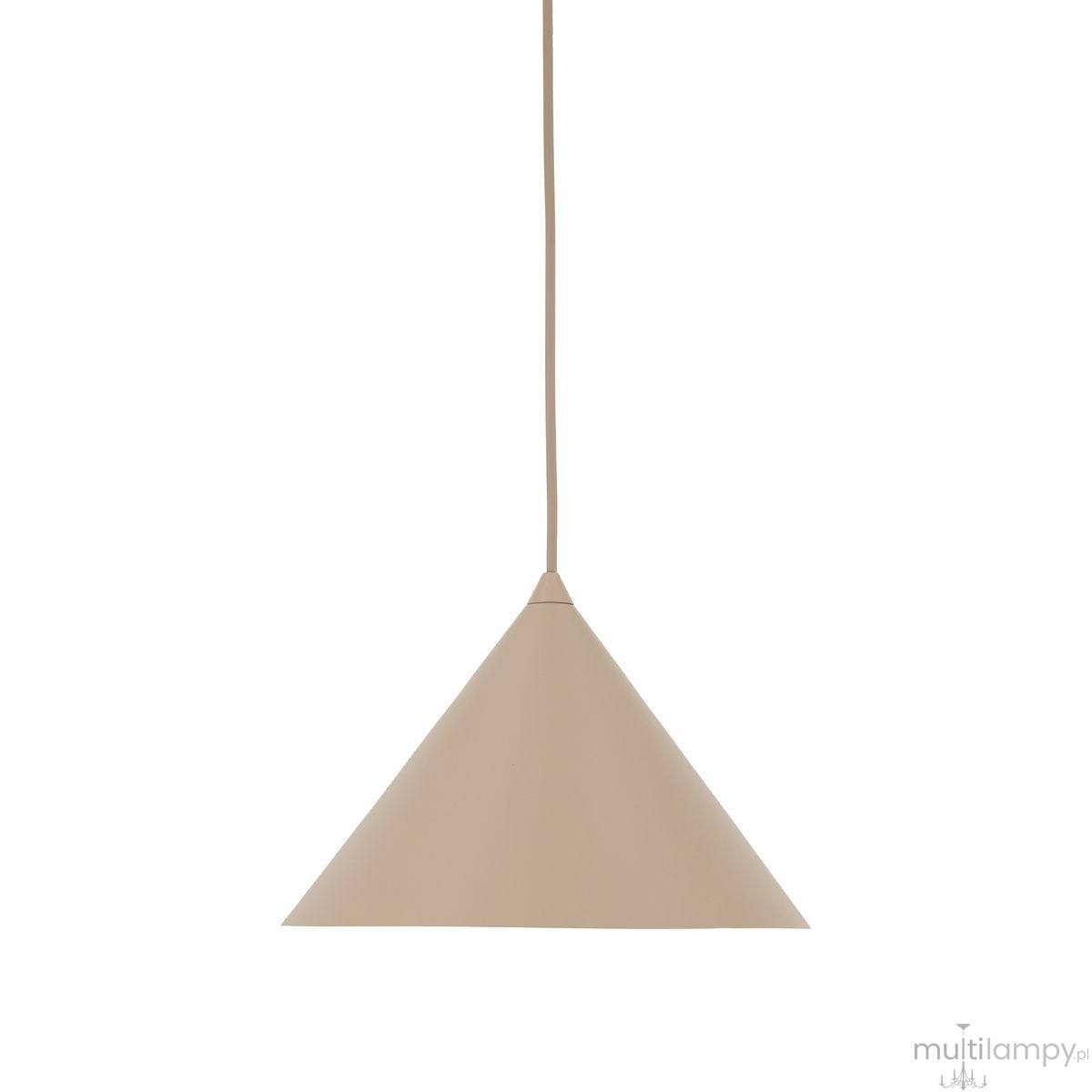 Cono D26 lampa wisząca 1xE27 beżowa 10620