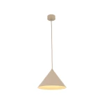 Cono D26 lampa wisząca 1xE27 beżowa 10620