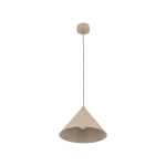 Cono D26 lampa wisząca 1xE27 beżowa 10620