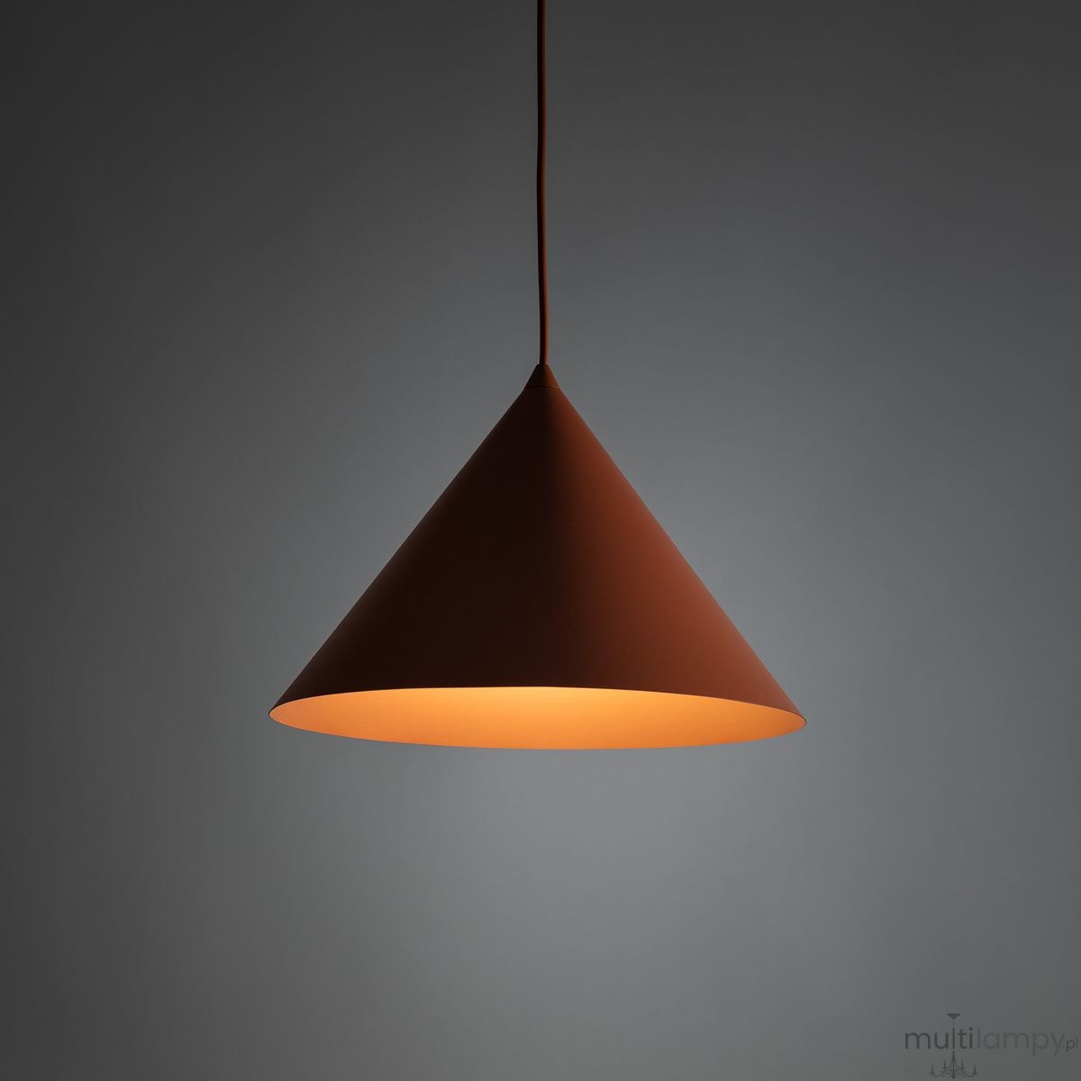 Cono D26 lampa wisząca 1xE27 ceglana 10065