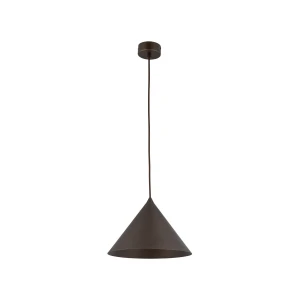 Cono D26 lampa wisząca 1xE27 brązowa 10037