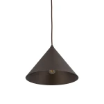 Cono D26 lampa wisząca 1xE27 brązowa 10037