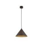 Cono D26 lampa wisząca 1xE27 brązowa 10037