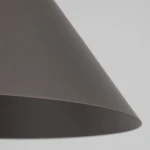 Cono D26 lampa wisząca 1xE27 szarobrązowa 11376