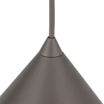 Cono D26 lampa wisząca 1xE27 szarobrązowa 11376