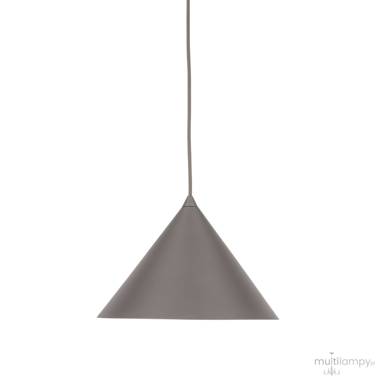 Cono D26 lampa wisząca 1xE27 szarobrązowa 11376