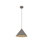Cono D26 lampa wisząca 1xE27 szarobrązowa 11376