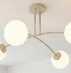 Pregos lampa sufitowa 4xE14 mokka biały 1685/4