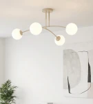 Pregos lampa sufitowa 4xE14 mokka biały 1685/4