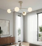Pregos lampa sufitowa 4xE14 mokka biały 1685/4