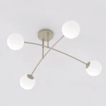 Pregos lampa sufitowa 4xE14 mokka biały 1685/4