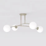 Pregos lampa sufitowa 4xE14 mokka biały 1685/4