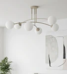 Pregos lampa sufitowa 6xE14 mokka biały 1685/6