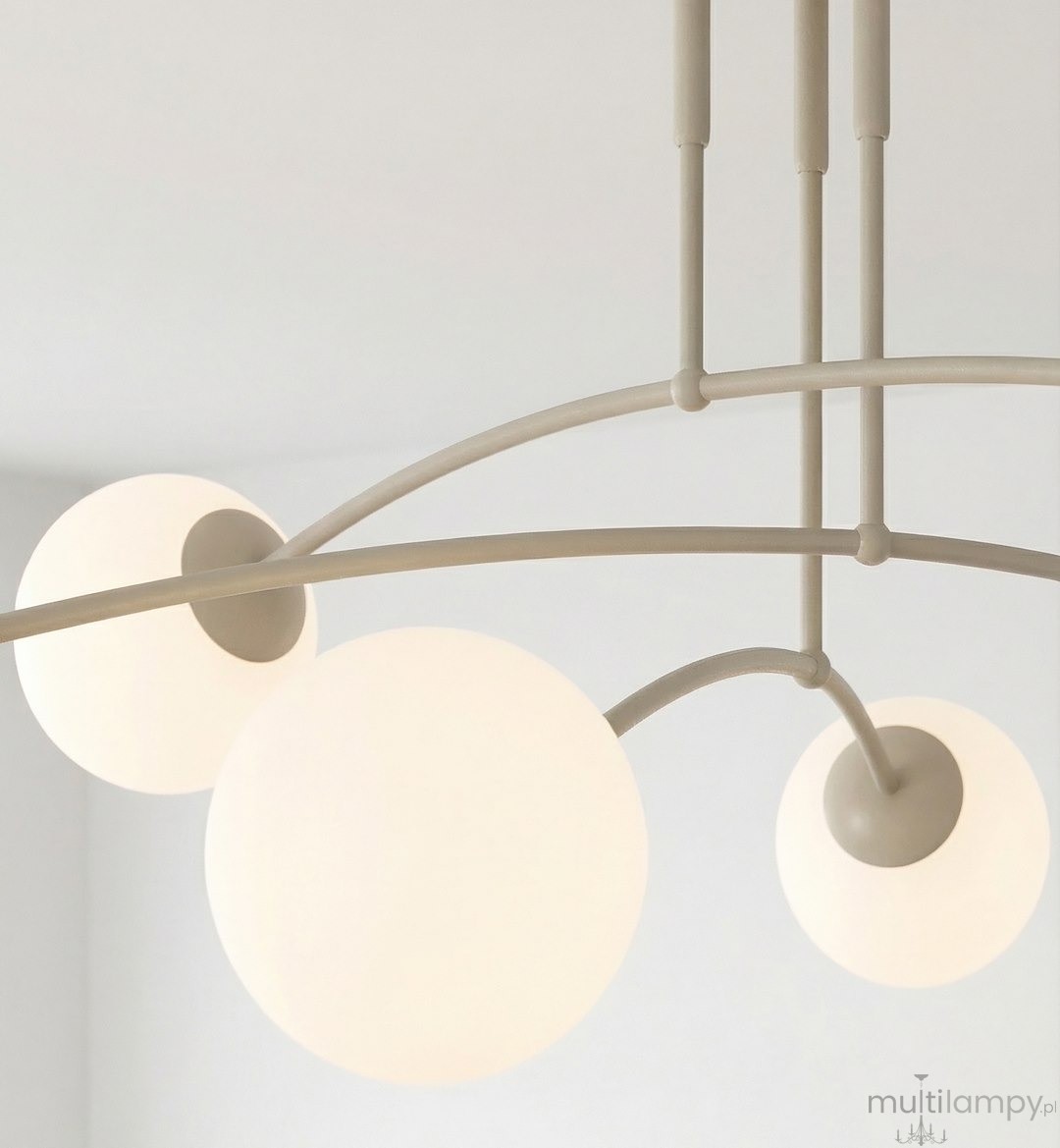 Pregos lampa sufitowa 6xE14 mokka biały 1685/6