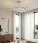 Pregos lampa sufitowa 2xE14 mokka miodowy 1686/2