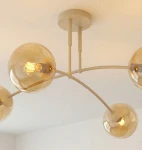 Pregos lampa sufitowa 4xE14 mokka miodowy 1686/4