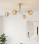 Pregos lampa sufitowa 4xE14 mokka miodowy 1686/4
