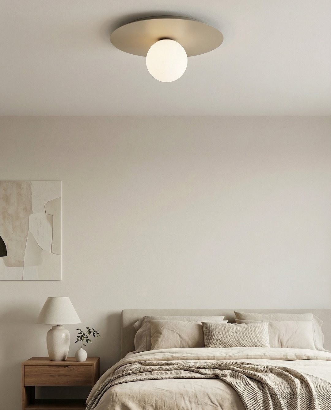 Solar lampa sufitowa E14 mokka biały 1687/1