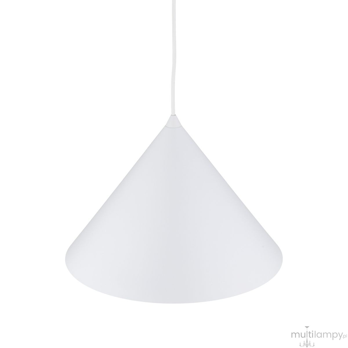 Cono D33,5 lampa wisząca 1xE27 biała 10009