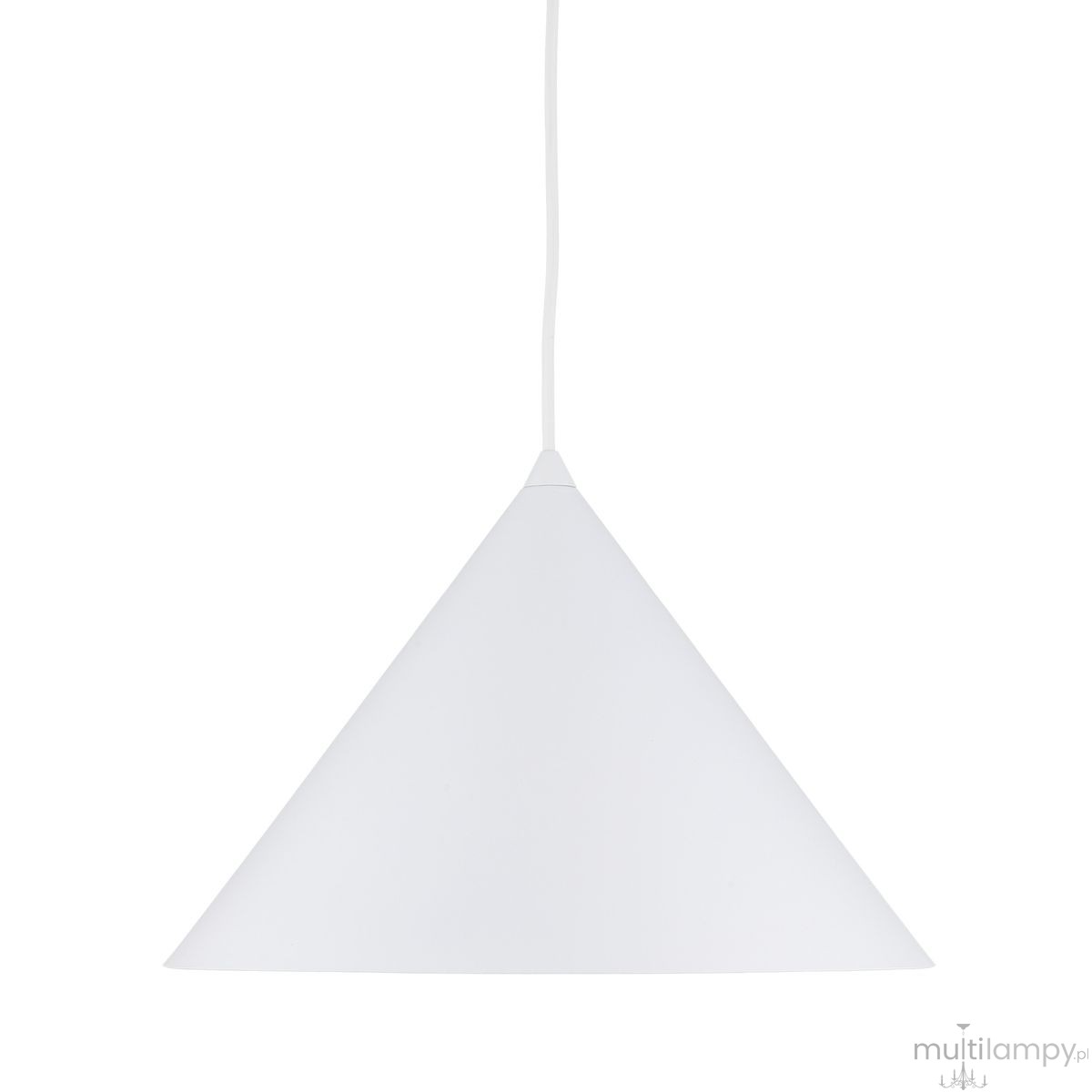 Cono D33,5 lampa wisząca 1xE27 biała 10009