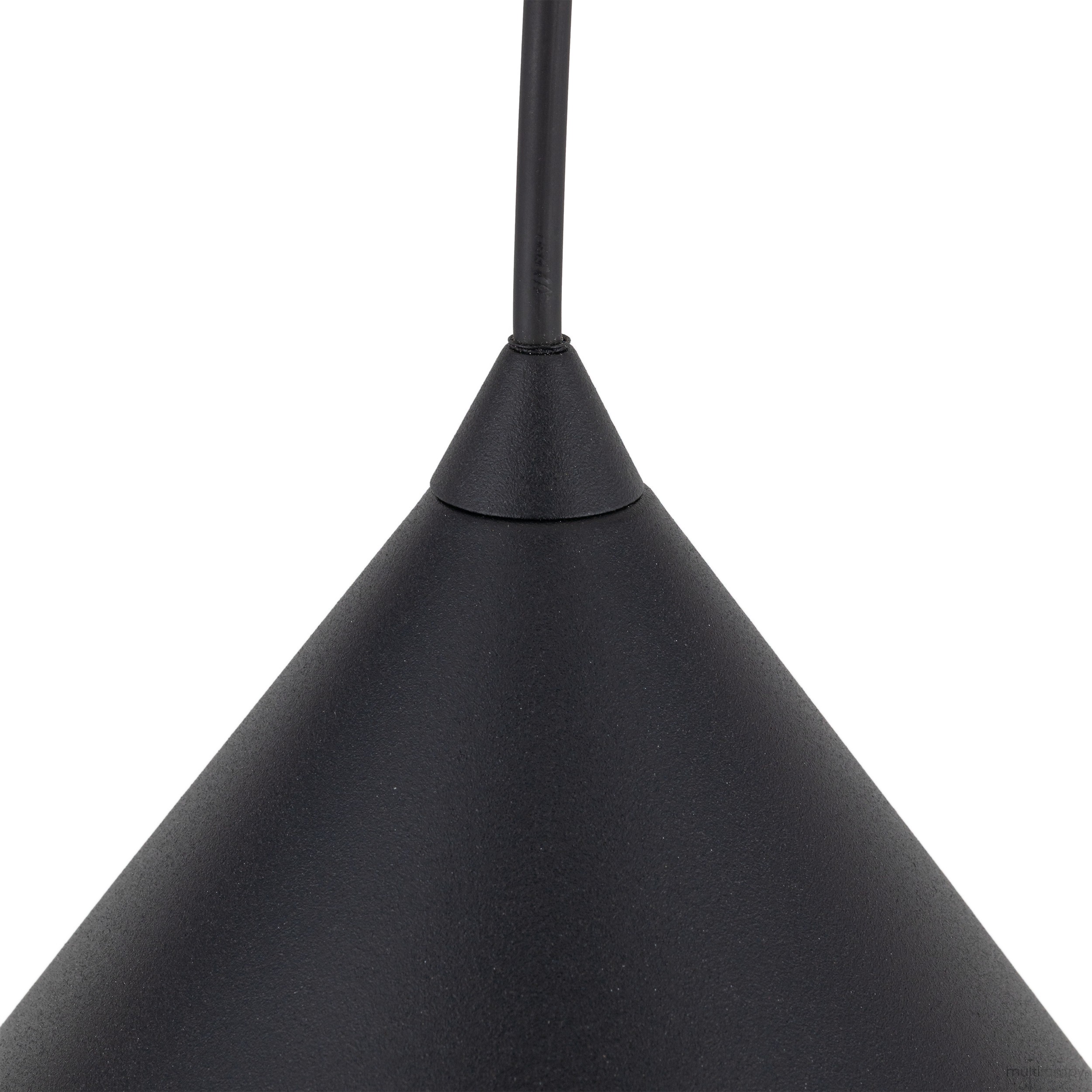 Cono D33,5 lampa wisząca 1xE27 czarna 10057