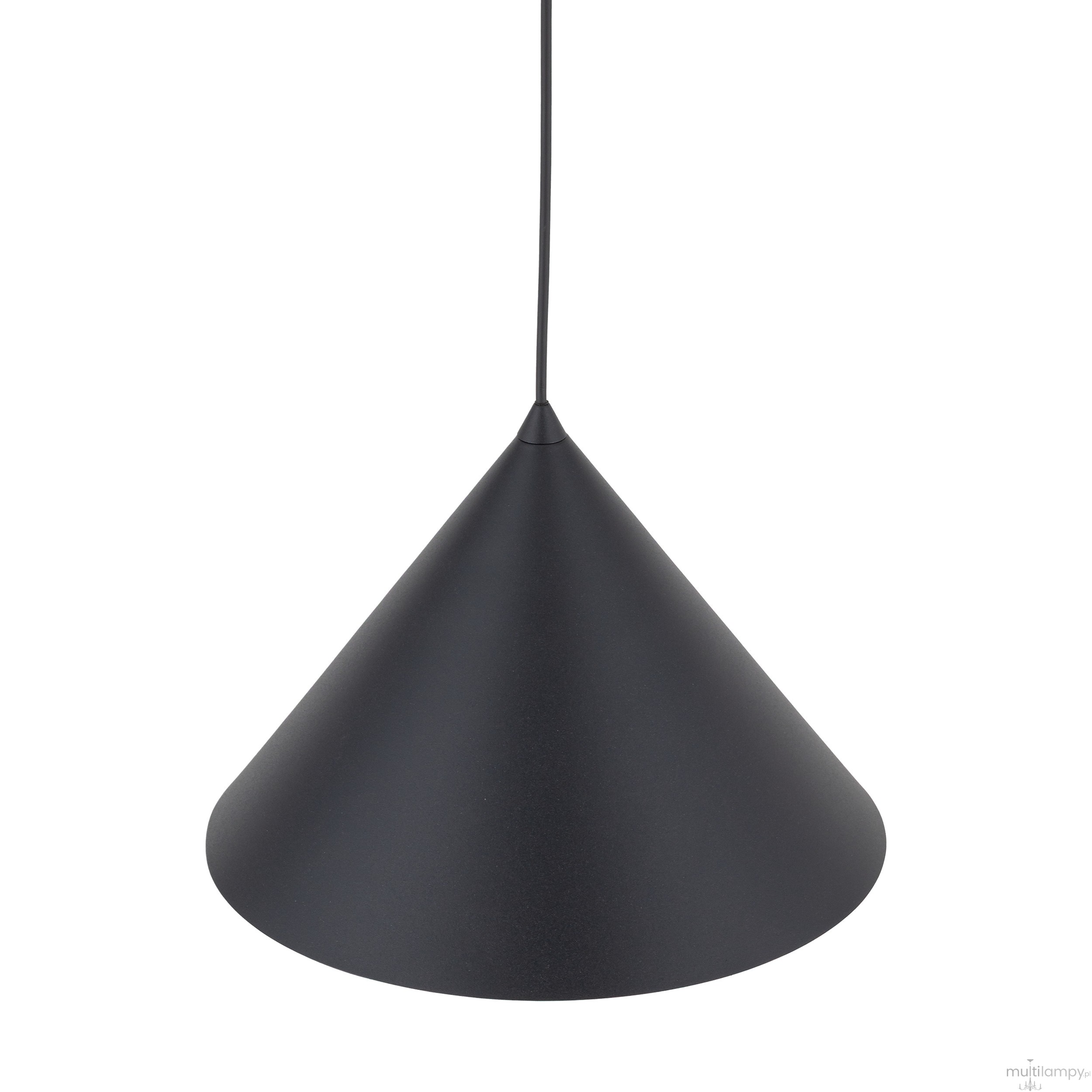 Cono D33,5 lampa wisząca 1xE27 czarna 10057